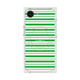 プレミアムスクエアケース with MagSafe［ Small Border - Green ］