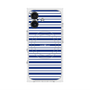 プレミアムスクエアケース with MagSafe［ Small Border - Navy ］