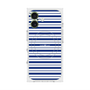 プレミアムスクエアケース with MagSafe［ Small Border - Navy ］