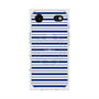 プレミアムスクエアケース with MagSafe［ Small Border - Navy ］
