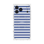 プレミアムスクエアケース with MagSafe［ Small Border - Navy ］