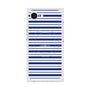 プレミアムスクエアケース with MagSafe［ Small Border - Navy ］