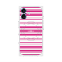 プレミアムスクエアケース with MagSafe［ Small Border - Pink ］