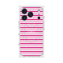プレミアムスクエアケース with MagSafe［ Small Border - Pink ］