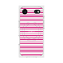 プレミアムスクエアケース with MagSafe［ Small Border - Pink ］