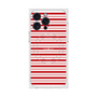 プレミアムスクエアケース with MagSafe［ Small Border - Red ］
