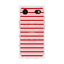 プレミアムスクエアケース with MagSafe［ Small Border - Red ］