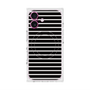 プレミアムスクエアケース with MagSafe［ Middle Border - Black ］