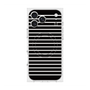 プレミアムスクエアケース with MagSafe［ Middle Border - Black ］