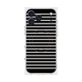 プレミアムスクエアケース with MagSafe［ Middle Border - Black ］