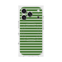 プレミアムスクエアケース with MagSafe［ Middle Border - Green ］