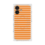 プレミアムスクエアケース with MagSafe［ Middle Border - Orange ］
