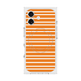 プレミアムスクエアケース with MagSafe［ Middle Border - Orange ］