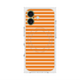 プレミアムスクエアケース with MagSafe［ Middle Border - Orange ］