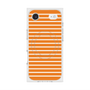 プレミアムスクエアケース with MagSafe［ Middle Border - Orange ］