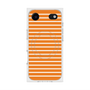 プレミアムスクエアケース with MagSafe［ Middle Border - Orange ］