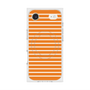 プレミアムスクエアケース with MagSafe［ Middle Border - Orange ］