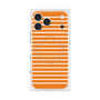 プレミアムスクエアケース with MagSafe［ Middle Border - Orange ］