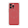 プレミアムスクエアケース with MagSafe［ Middle Border - Red ］