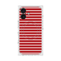 プレミアムスクエアケース with MagSafe［ Middle Border - Red ］