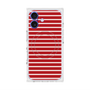 プレミアムスクエアケース with MagSafe［ Middle Border - Red ］