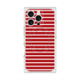 プレミアムスクエアケース with MagSafe［ Middle Border - Red ］
