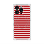 プレミアムスクエアケース with MagSafe［ Middle Border - Red ］