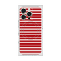 プレミアムスクエアケース with MagSafe［ Middle Border - Red ］