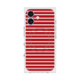 プレミアムスクエアケース with MagSafe［ Middle Border - Red ］