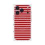 プレミアムスクエアケース with MagSafe［ Middle Border - Red ］