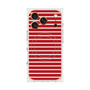 プレミアムスクエアケース with MagSafe［ Middle Border - Red ］