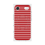 プレミアムスクエアケース with MagSafe［ Middle Border - Red ］