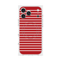 プレミアムスクエアケース with MagSafe［ Middle Border - Red ］