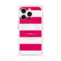 プレミアムスクエアケース with MagSafe［ Big Border - Pink ］