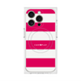 プレミアムスクエアケース with MagSafe［ Big Border - Pink ］