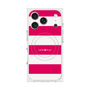 プレミアムスクエアケース with MagSafe［ Big Border - Pink ］