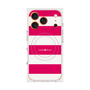 プレミアムスクエアケース with MagSafe［ Big Border - Pink ］
