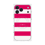 プレミアムスクエアケース with MagSafe［ Big Border - Pink ］
