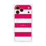 プレミアムスクエアケース with MagSafe［ Big Border - Pink ］