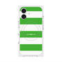 プレミアムスクエアケース with MagSafe［ Big Border - Green ］