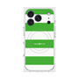 プレミアムスクエアケース with MagSafe［ Big Border - Green ］