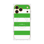 プレミアムスクエアケース with MagSafe［ Big Border - Green ］