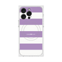 プレミアムスクエアケース with MagSafe［ Big Border - Purple ］