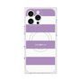 プレミアムスクエアケース with MagSafe［ Big Border - Purple ］