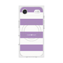 プレミアムスクエアケース with MagSafe［ Big Border - Purple ］
