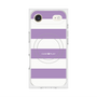 プレミアムスクエアケース with MagSafe［ Big Border - Purple ］