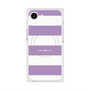 プレミアムスクエアケース with MagSafe［ Big Border - Purple ］