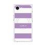 プレミアムスクエアケース with MagSafe［ Big Border - Purple ］