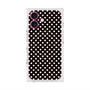 プレミアムスクエアケース with MagSafe［ Small Dot - Black ］