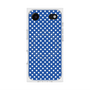 プレミアムスクエアケース with MagSafe［ Small Dot - Blue ］